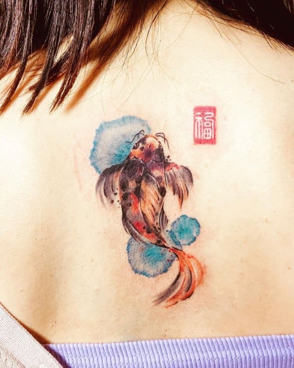 fish tattoos abstract