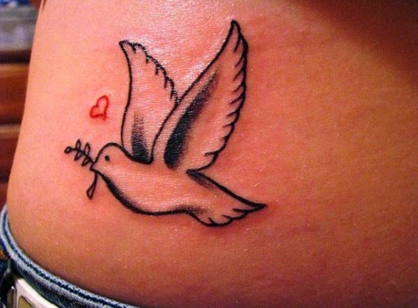 Small Tattoos small dove tattoos