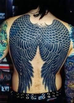 Angel tattoos angel wings back tattoos