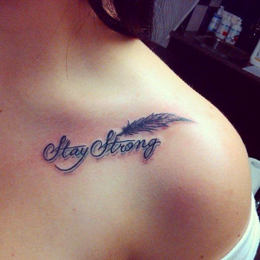 collar bone tattoos for girls