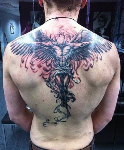 Angel tattoos angel wings tattoos on back