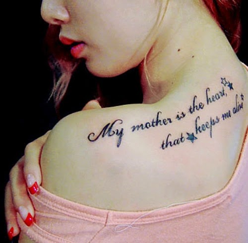 quotes tattoos for girls on shoulder