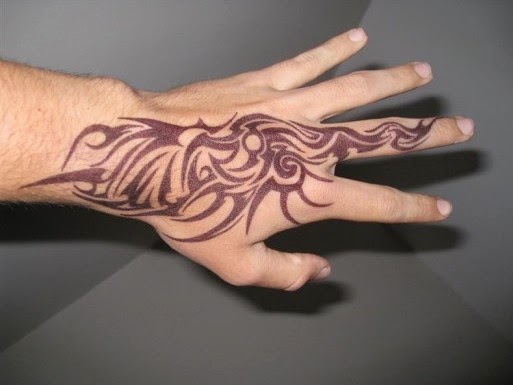 tribal tattoos designs on hands