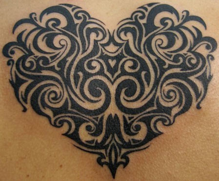 heart tribal tattoos