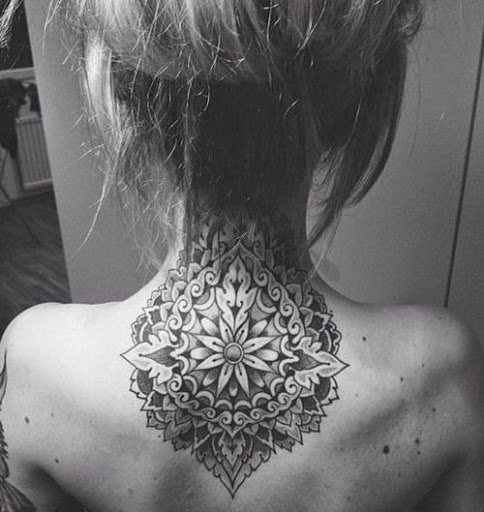 neck tattoos for girls