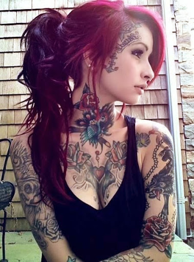 tattooed girls 