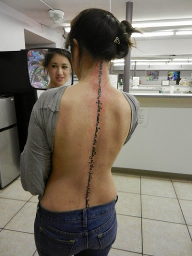 Spine Tattoos Spine tattoos
