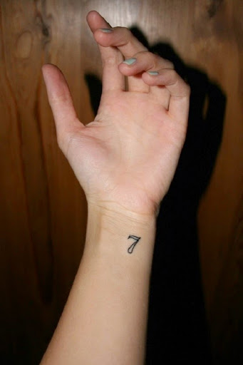 Small Tattoos small numbers tattoo ideas