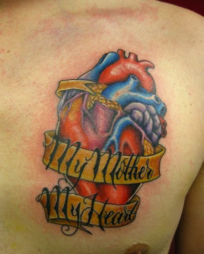 heart Chest Tattoos