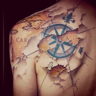 Compass tattoo compass tattoo