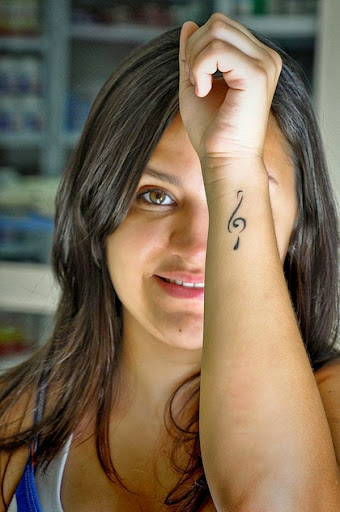 Tattoos for girls music symbol tattoos for girls on wrist