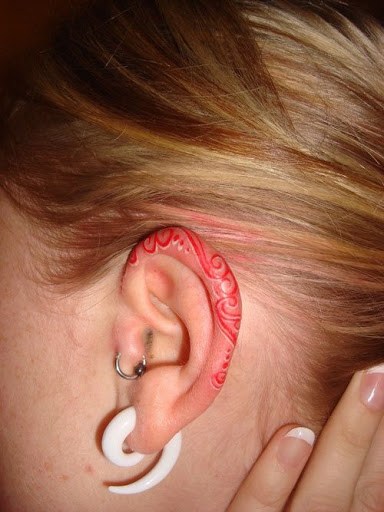 Ear tattoos