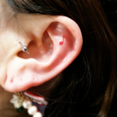 Ear tattoos