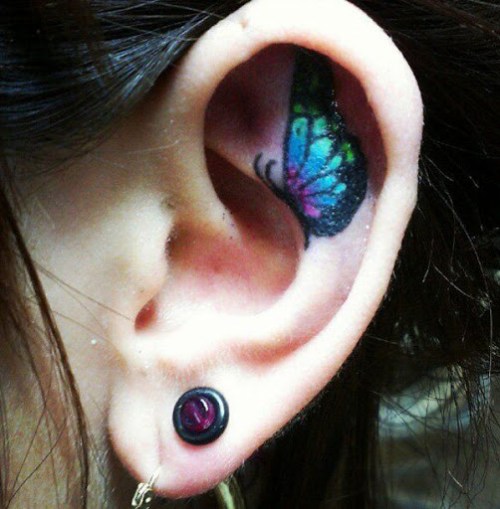 Ear tattoos