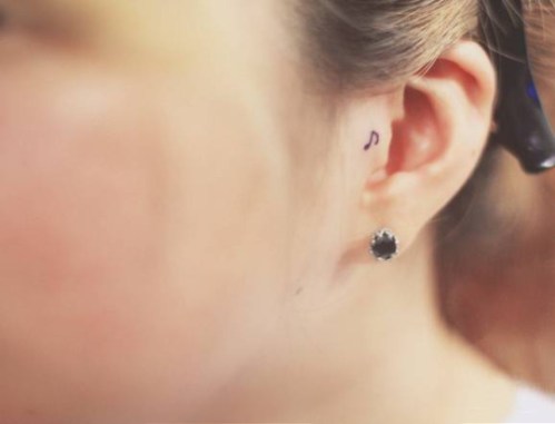 Ear tattoos