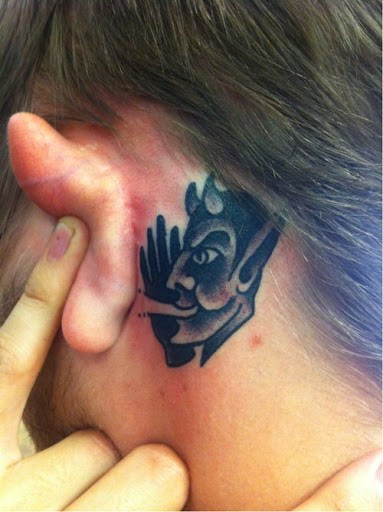 Ear tattoos