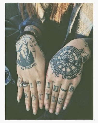 Tattoos for girls hands tattoos for girls