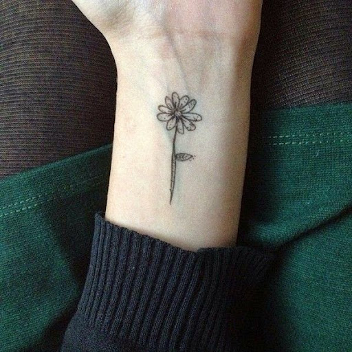 Tattoos for girls flower tattoos for girls on wrist
