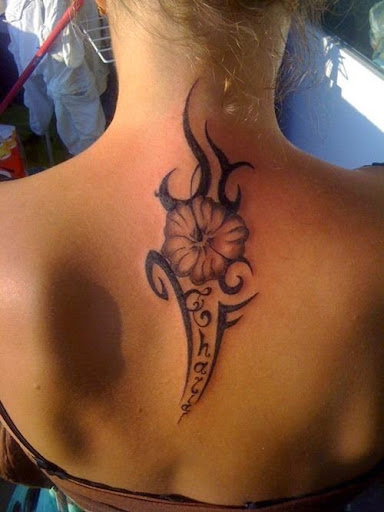 Tattoos for girls tribal flower tattoos for girls