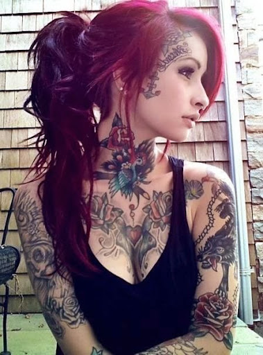 Tattoos for girls tattooed girls