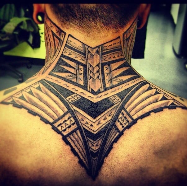 tattoos for men on neck