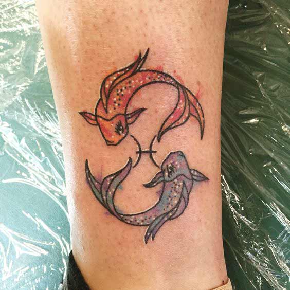 Best Pisces tattoos designs