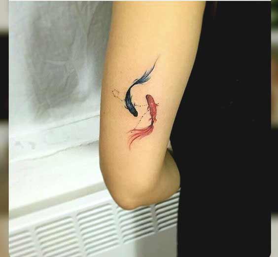 Best Pisces tattoos designs