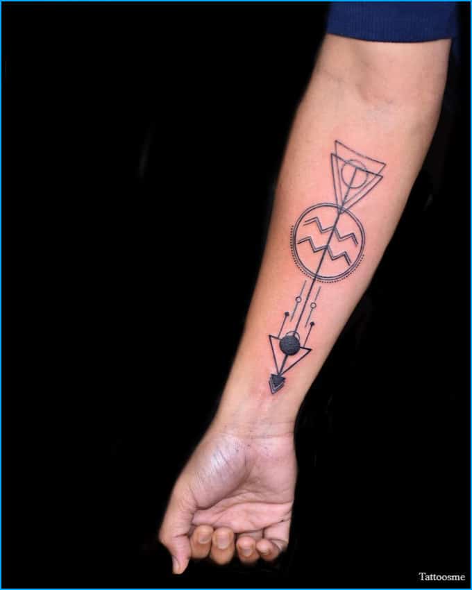55+ Best Aquarius Tattoos: A Symbolic Tribute to the Water Bearer's Significance