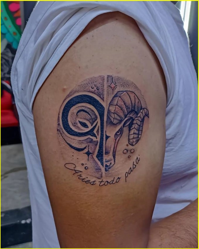 best aries tattoos