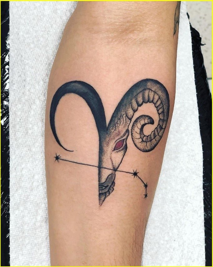 aries woman tattoo