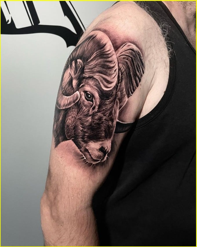 aries ram tattoo