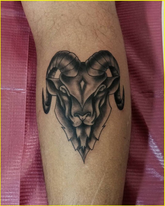 15 Lovely Aries Tattoos On Thigh