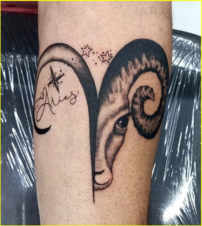 23 Aries Tattoos for Zodiac Enthusiasts in 2021  Aries tattoo Small  tattoos Aries zodiac tattoos