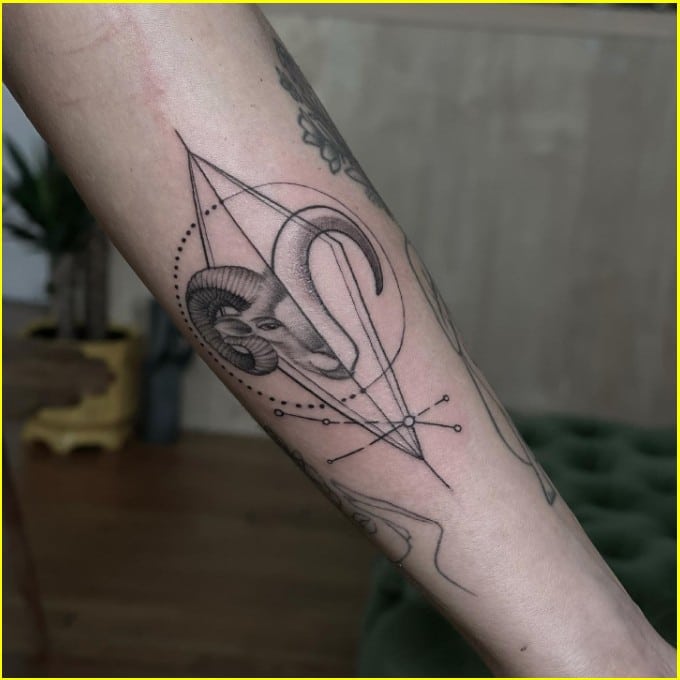 zodiac signs aries tattoo