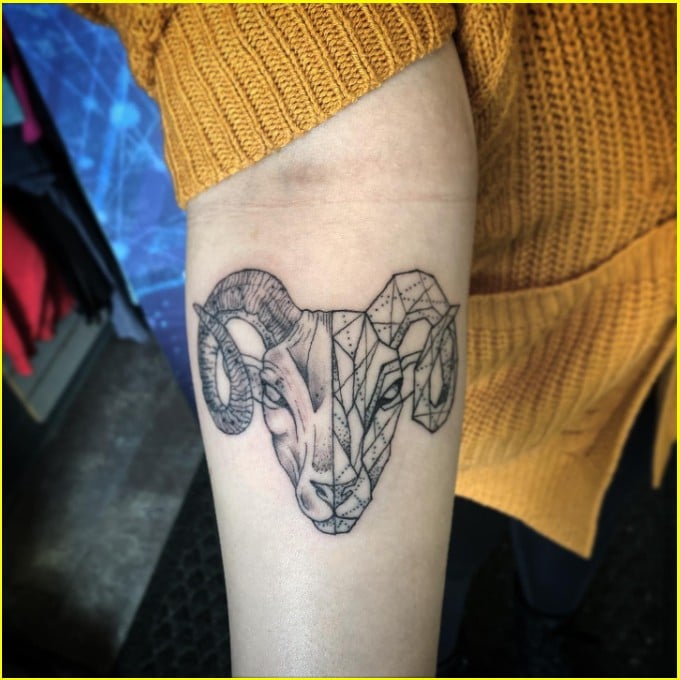 aries the ram tattoo