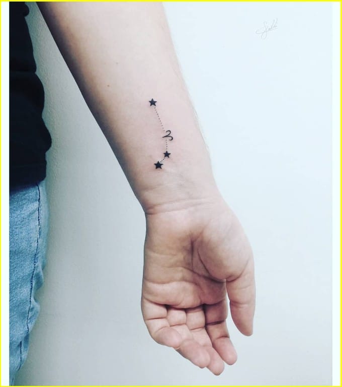 aries constellation tattoo