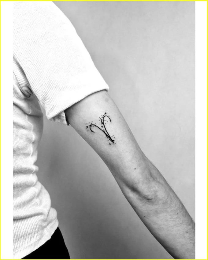 aries tattoos for men