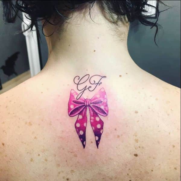 pink bow tattoo patterns