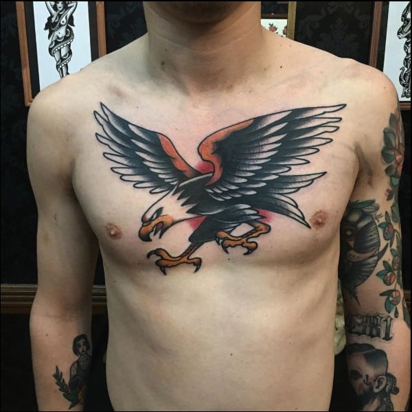 15 Best Eagle Chest Tattoo Designs and Ideas  PetPress