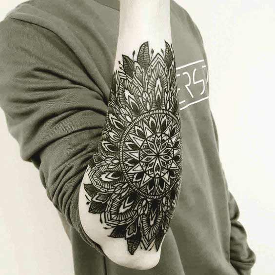 Mandala flower tattoo designs