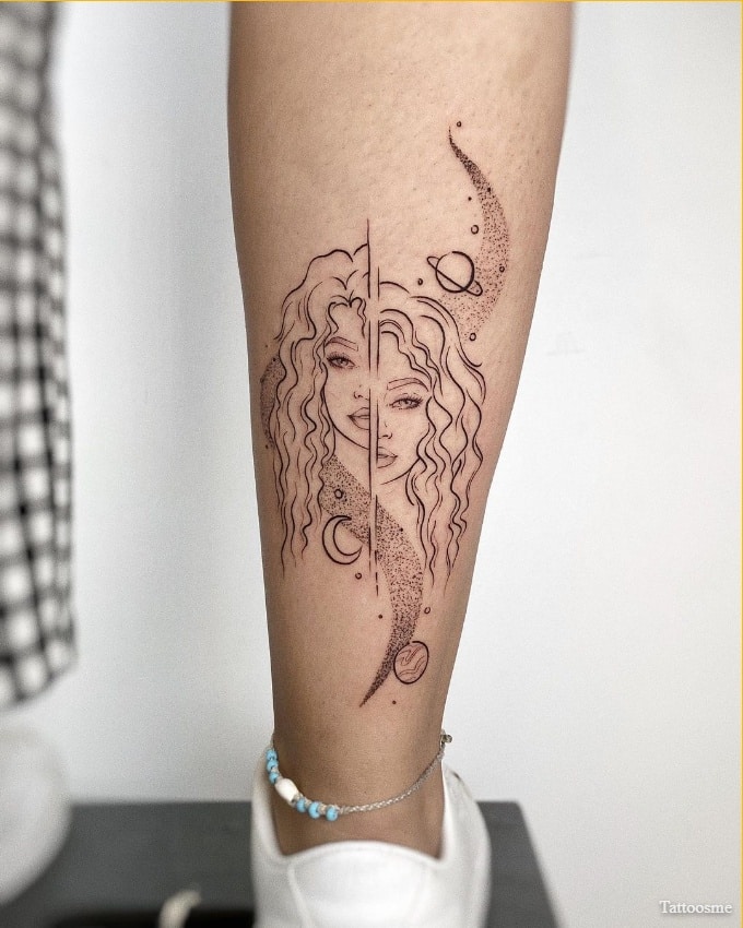 tattoos of gemini signs