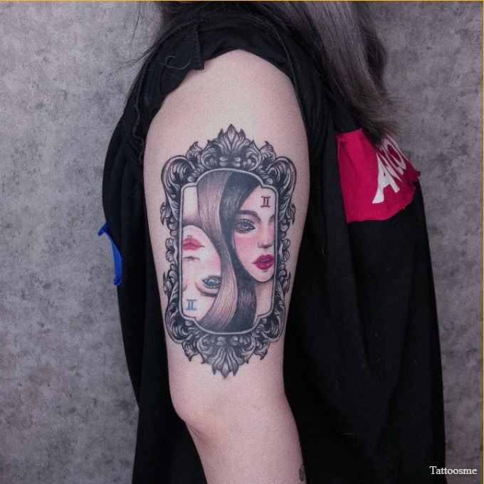 39 Gorgeous Zodiac Gemini Tattoos that Redefine Glamorous