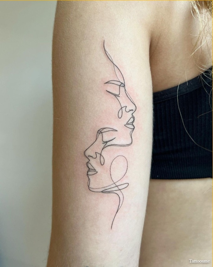 Pin on Gemini Faces Tattoos