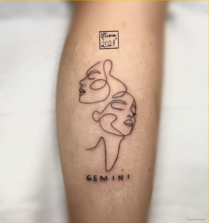 gemini twins tattoo