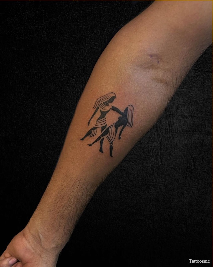 mens gemini tattoos