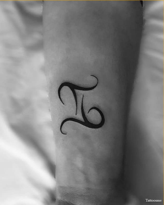 tattoo zodiac sign gemini