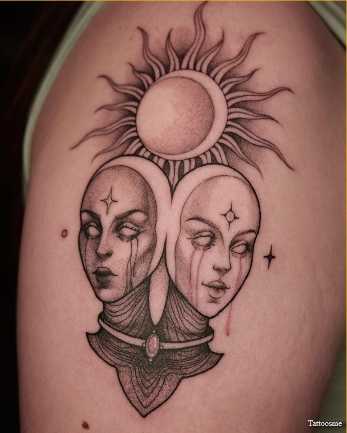 gemini twins tattoo