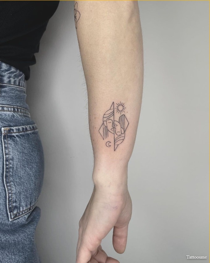 10 Best Cute Gemini Sign Tattoo IdeasCollected By Daily Hind News  Daily  Hind News