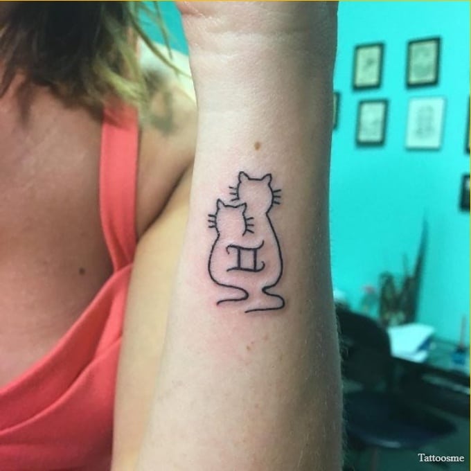 meaningful unique gemini tattoos