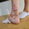 best gemini tattoo on legs